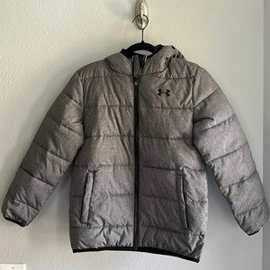 Gray Under Armour Puffy Jacket Like New